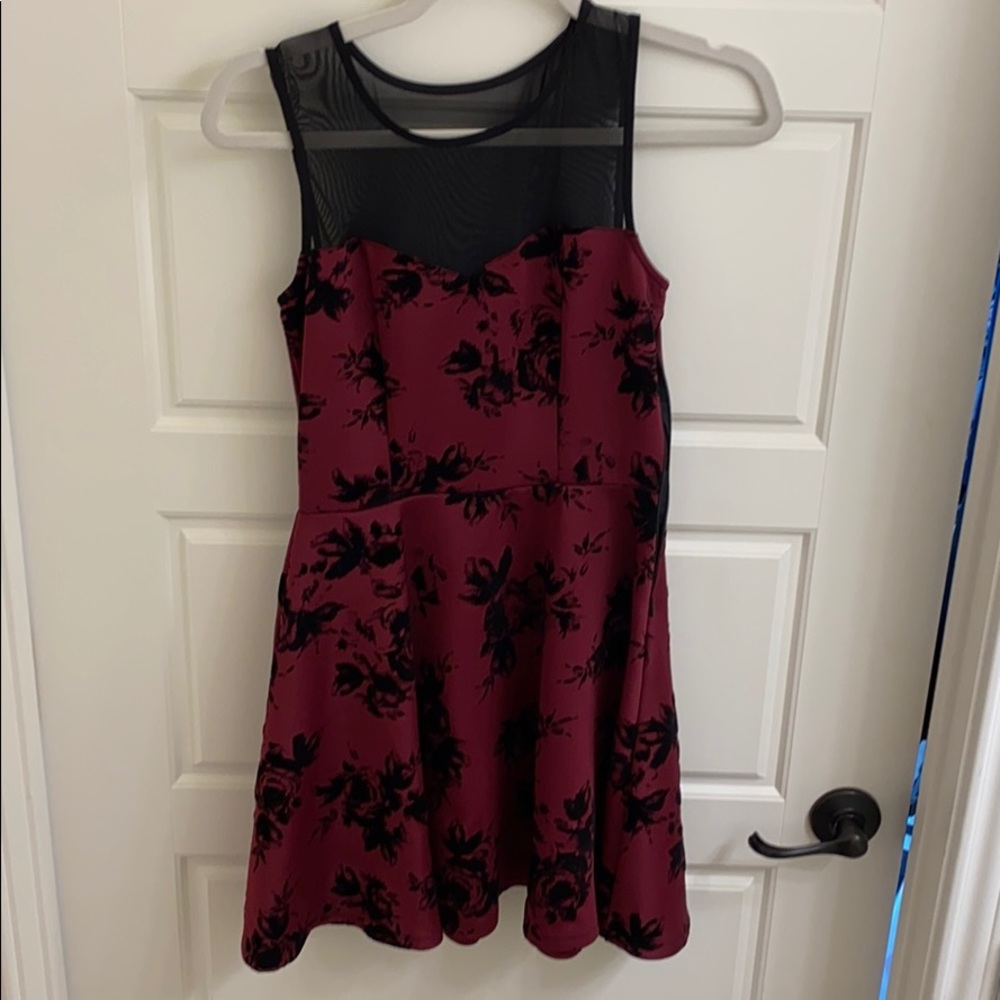 Semi formal velvet dress